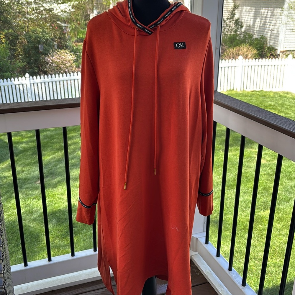 Calvin Klein Pullover Sweatshirt Dress